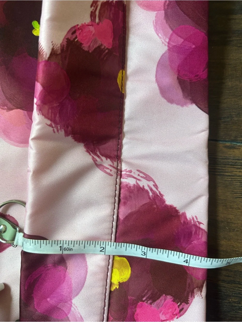 Clinique, Burgundy Floral Tote